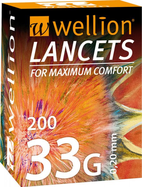 Ланцети Wellion 33G,200 од.